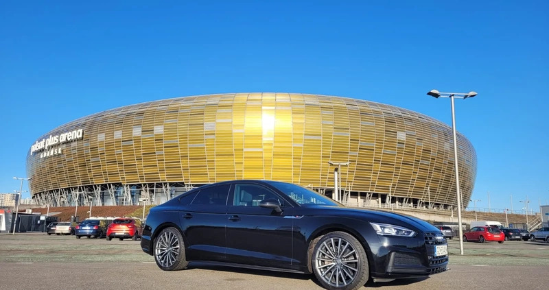 Audi A5 cena 155000 przebieg: 86000, rok produkcji 2019 z Gdańsk małe 211